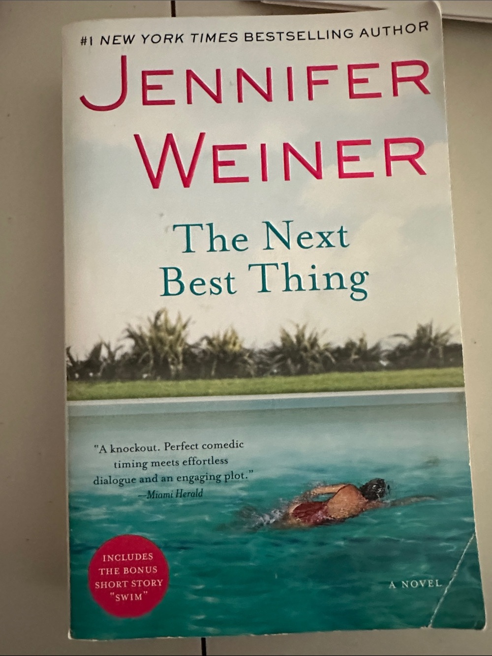 The Next Best Thing - by Jennifer Weiner 3 for $10